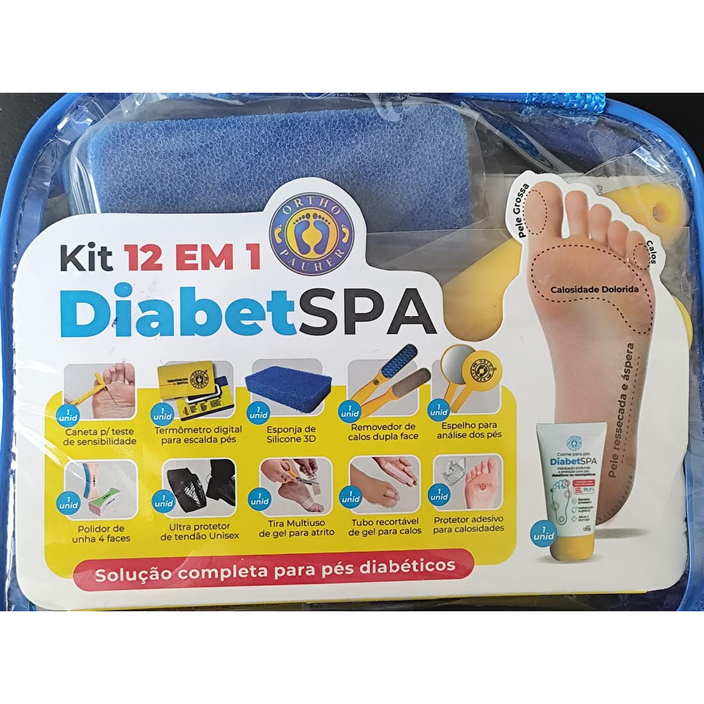 Kit Diabet Spa 12 em 1 para Pés Diabéticos - Ortho Pauher - Imagem 2