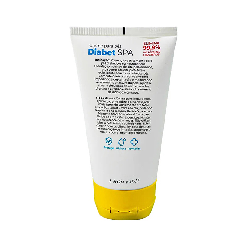 Creme Diabet Spa Hidratante para Pé Diabético - Ortho Pauher