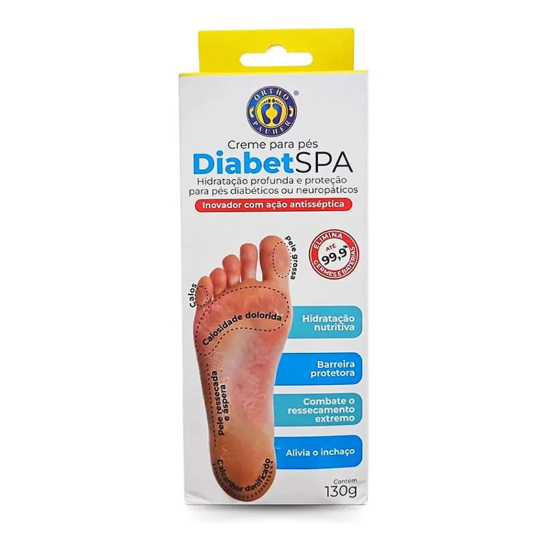 Creme Diabet Spa Hidratante para Pé Diabético - Ortho Pauher