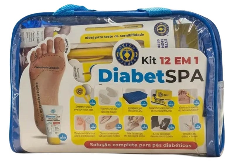 Kit Diabet Spa 12 em 1 para Pés Diabéticos - Ortho Pauher