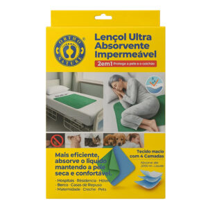 Lençol Hospitalar Impermeável Ultra Absorvente 2 em 1 - Ortho Pauher