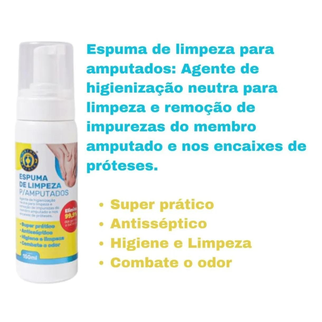 Kit Completo de Higiene para Amputado 3 em 1 - Ortho Pauher - Imagem 3