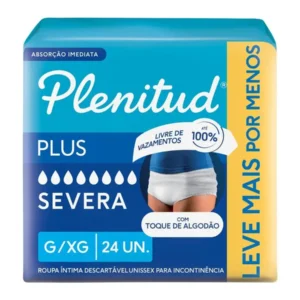 Fralda Geriátrica para Incontinência Severa - Plenitud Plus