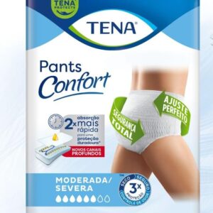 Fralda Geriátrica para Incontinência Moderada/Severa - Pants Confort Tena