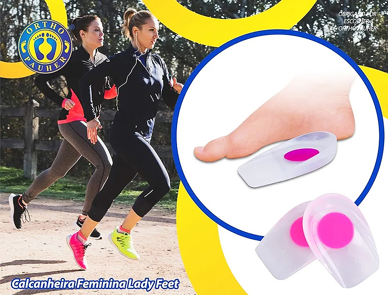 Calcanheira de Silicone Ortopédica Feminina – Lady Feet Ortho Pauher