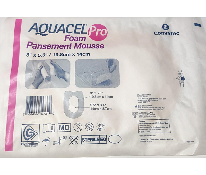 Curativo Calcanhar com Alta Absorção de Exsudato - Aquacel Foam Pro Convatec