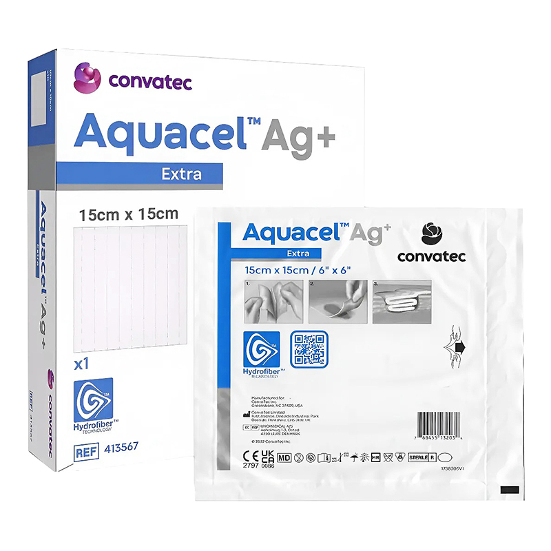 Curativo com Prata Ação Antimicrobiana - Aquacel Ag+ Convatec