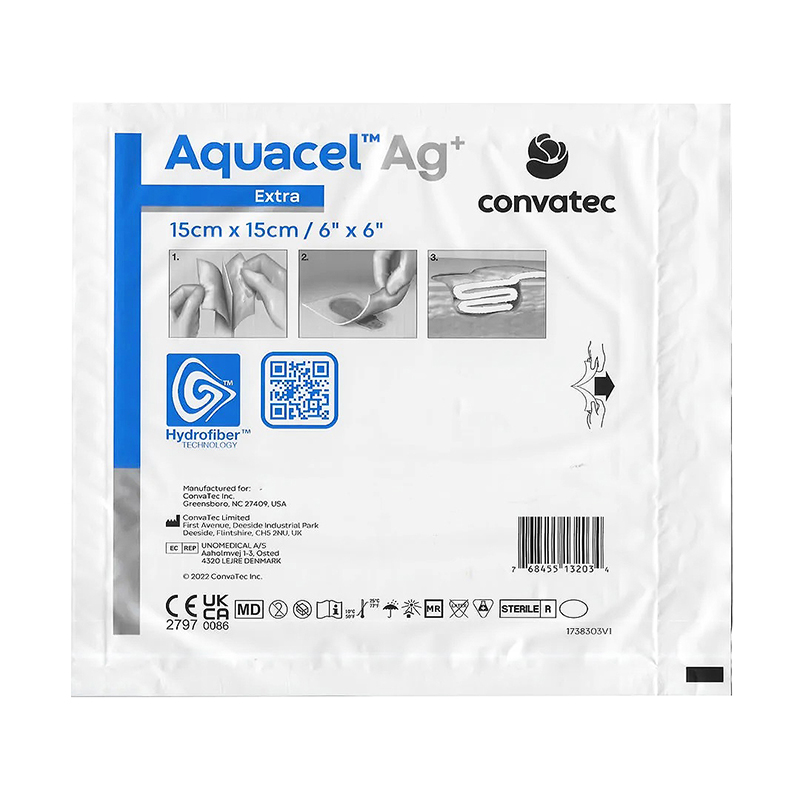Curativo com Prata Ação Antimicrobiana - Aquacel Ag+ Convatec - Imagem 6