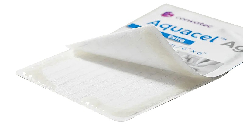Curativo com Prata Ação Antimicrobiana - Aquacel Ag+ Convatec