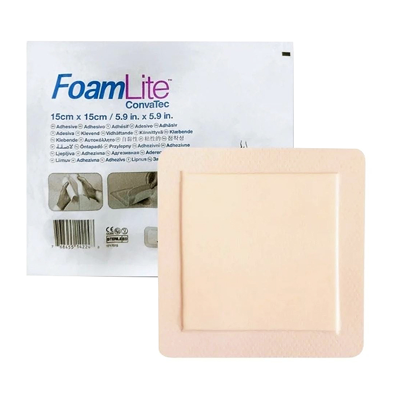 Curativo Espuma para Exsudação Leve - Foam Lite Convatec