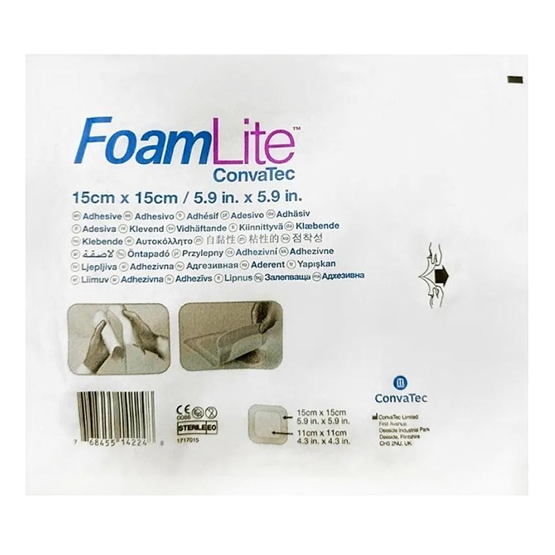 Curativo Espuma para Exsudação Leve - Foam Lite Convatec - Imagem 4