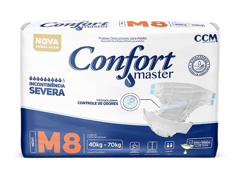 Fralda Geriátrica com Alta Absorção - Confort Master