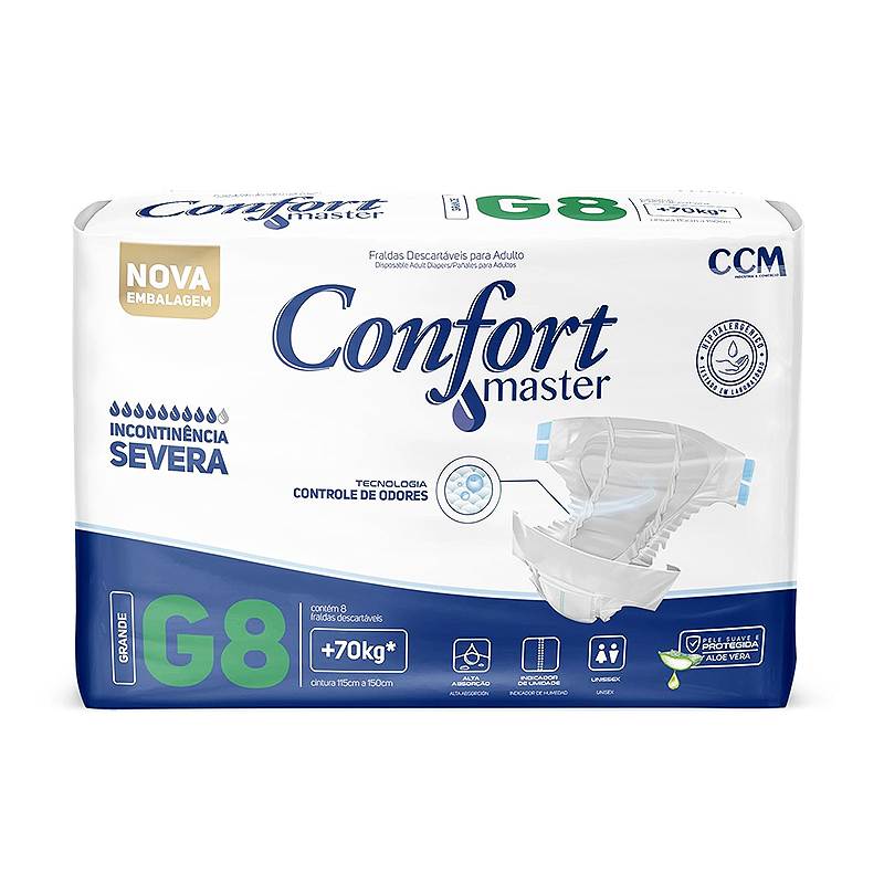 Fralda Geriátrica com Alta Absorção - Confort Master - Imagem 2