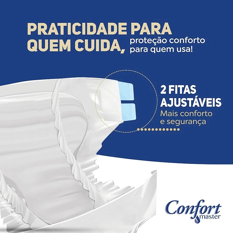 Fralda Geriátrica com Alta Absorção - Confort Master