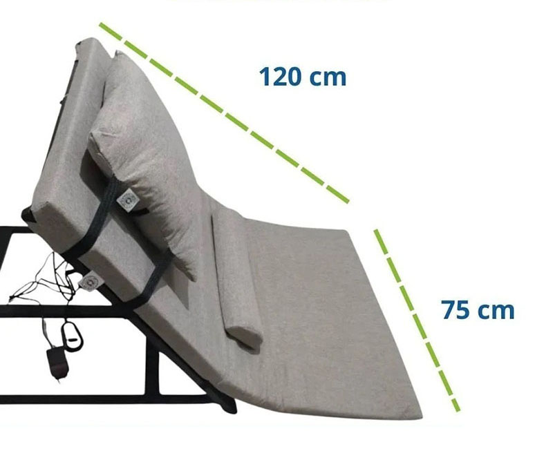 Encosto de Cama Elétrico Reclinável para Acamados e Idoso - Levita Pro LF02 Ortho Pauher