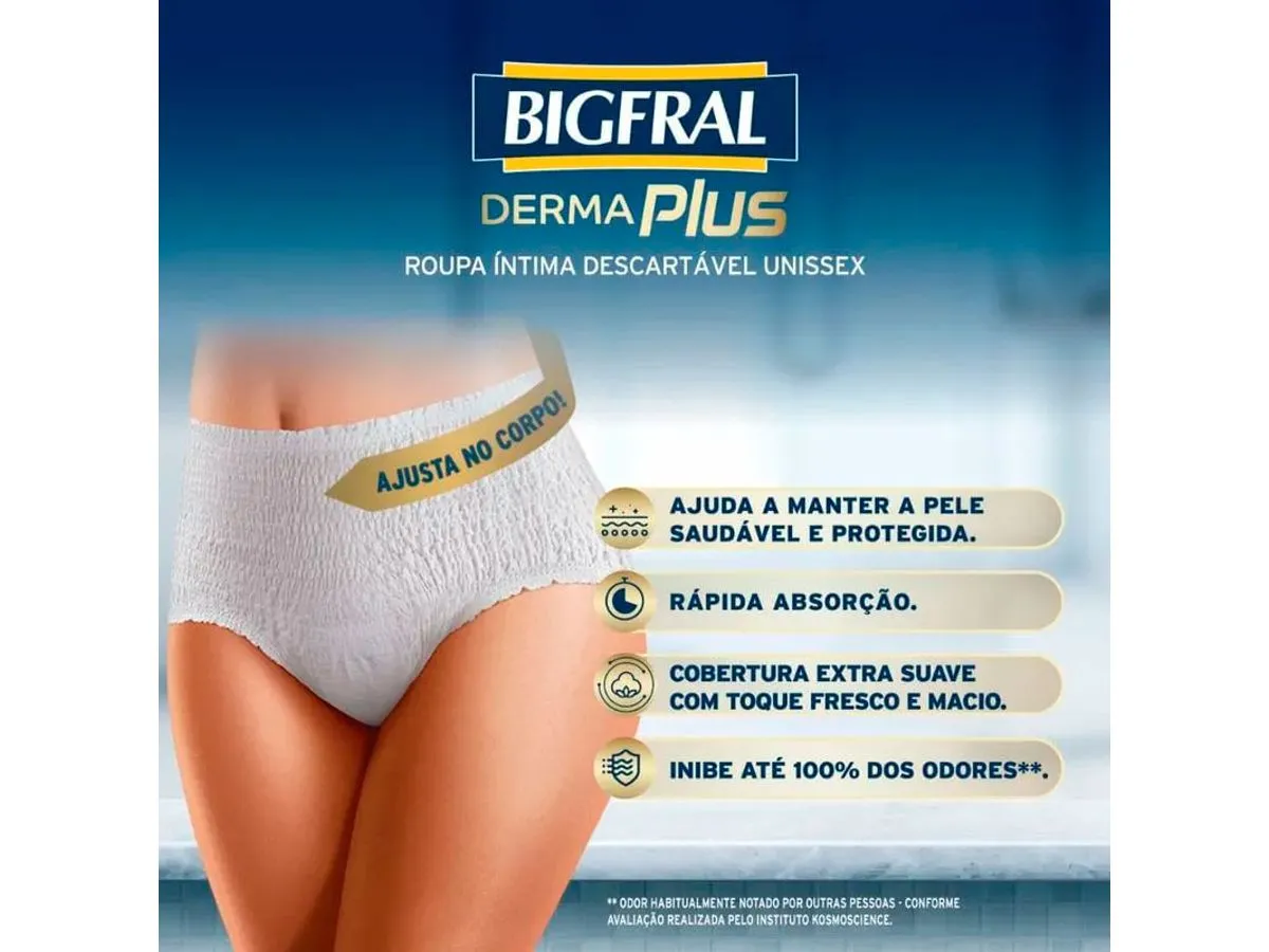 Roupa Íntima Descartável Derma Plus - Bigfral - Imagem 2