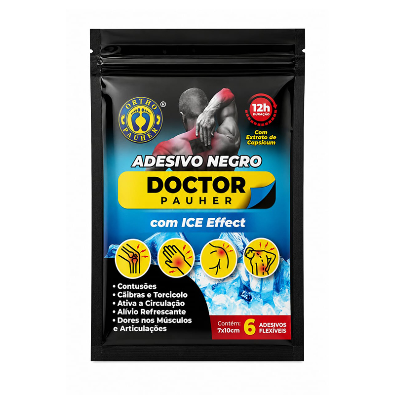 Adesivo Negro Doctor Pauher - Ortho Pauher