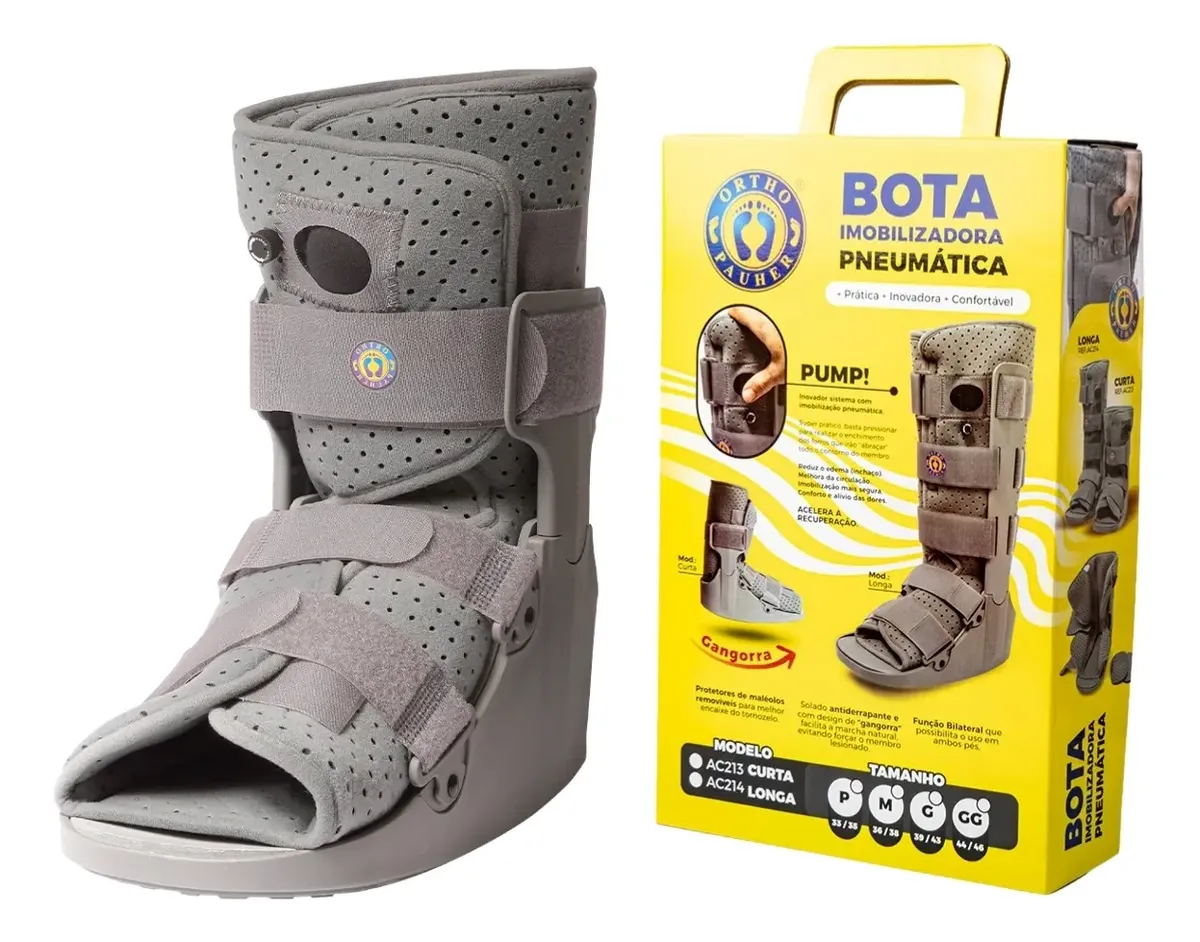 Bota Pneumática Imobilizadora Curta - Ortho Pauher - AC213 - Imagem 2