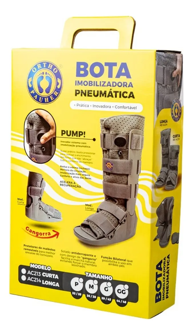 Bota Pneumática Imobilizadora Curta - Ortho Pauher - AC213 - Imagem 9