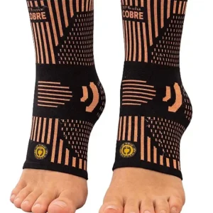 Tornozeleira compressiva com Cobre - Ortho Pauher